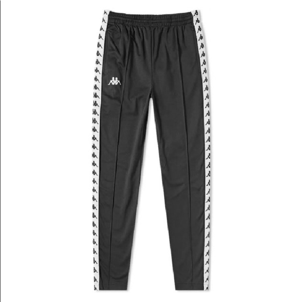 Kappa Black Track Pants